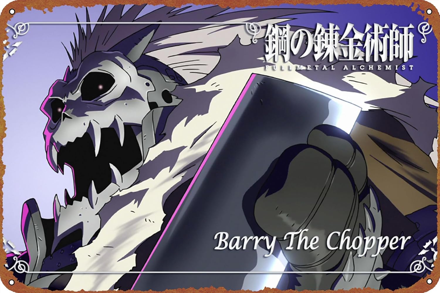 Home Garden Alchemist - 1 Stück, Barry The Chopper Fullmetal