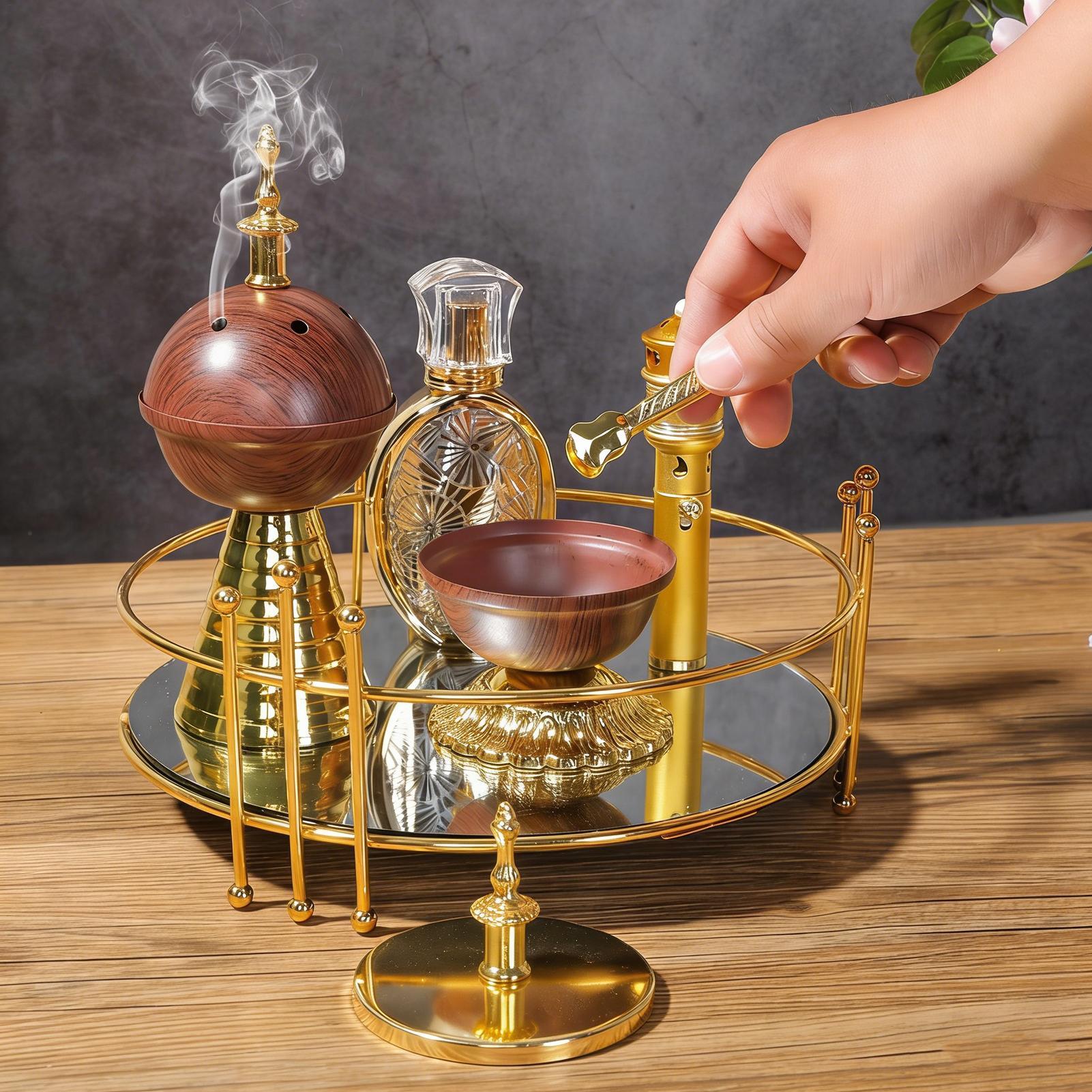 Home Fragrance Incense - Räucherstäbchenzange mit langem Griff, kleine Metallklammern,