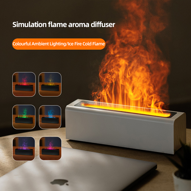 Home Fragrance Plug In - Bunte Simulation Flamme Diffusor USB Plug-in