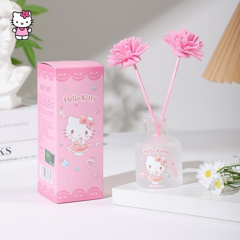 Home Fragrance Aroma Set - Hello Kitty Anime Raumduft-Öldiffusor Ohne Flamme