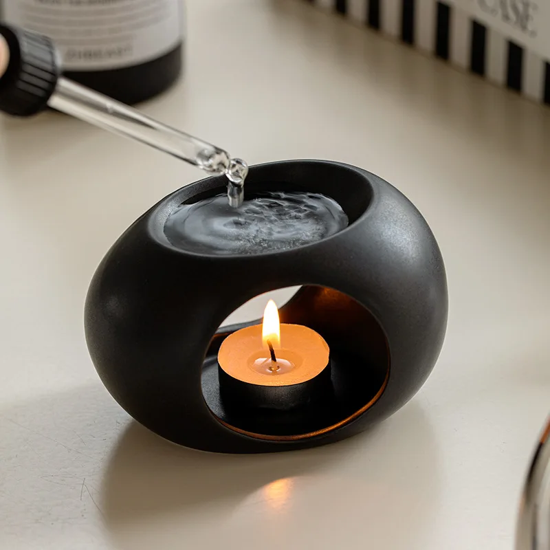 Ceramic Oil Burner - Keramik Kerze Heizung Halter Ätherisches Öl