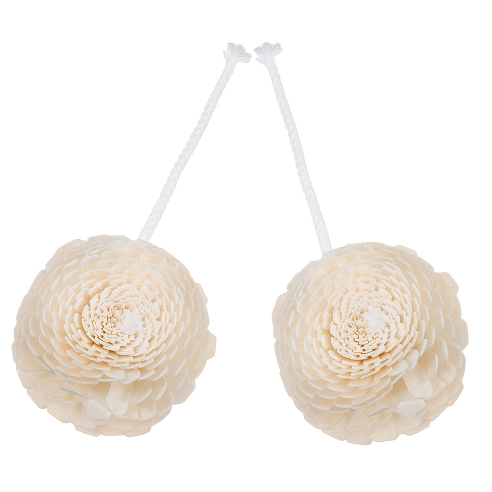 Home Fragrances - 2 Stück Duftöl-Diffusorköpfe, Baumwollseil, Kunststoff, austauschbar,