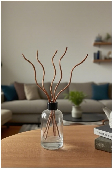 Home Fragrance Diffuser Refills - 20/40 Stück Lange Wellenförmige Rattan-Diffusorstäbchen Duftdiffusor