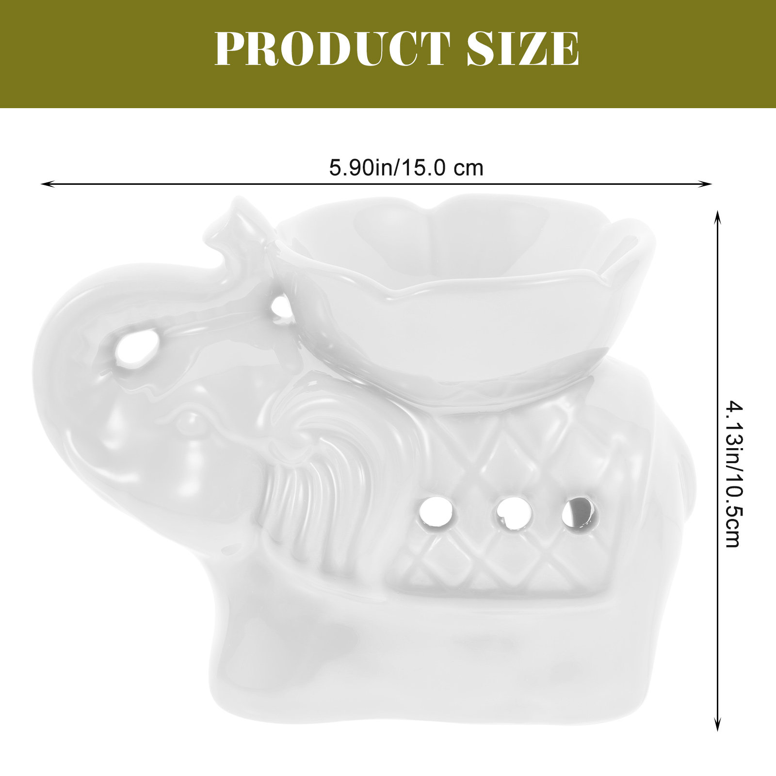 1 Stück Eleganter Keramik-Elef – Ceramic Oil Burner Bewertung und Preis