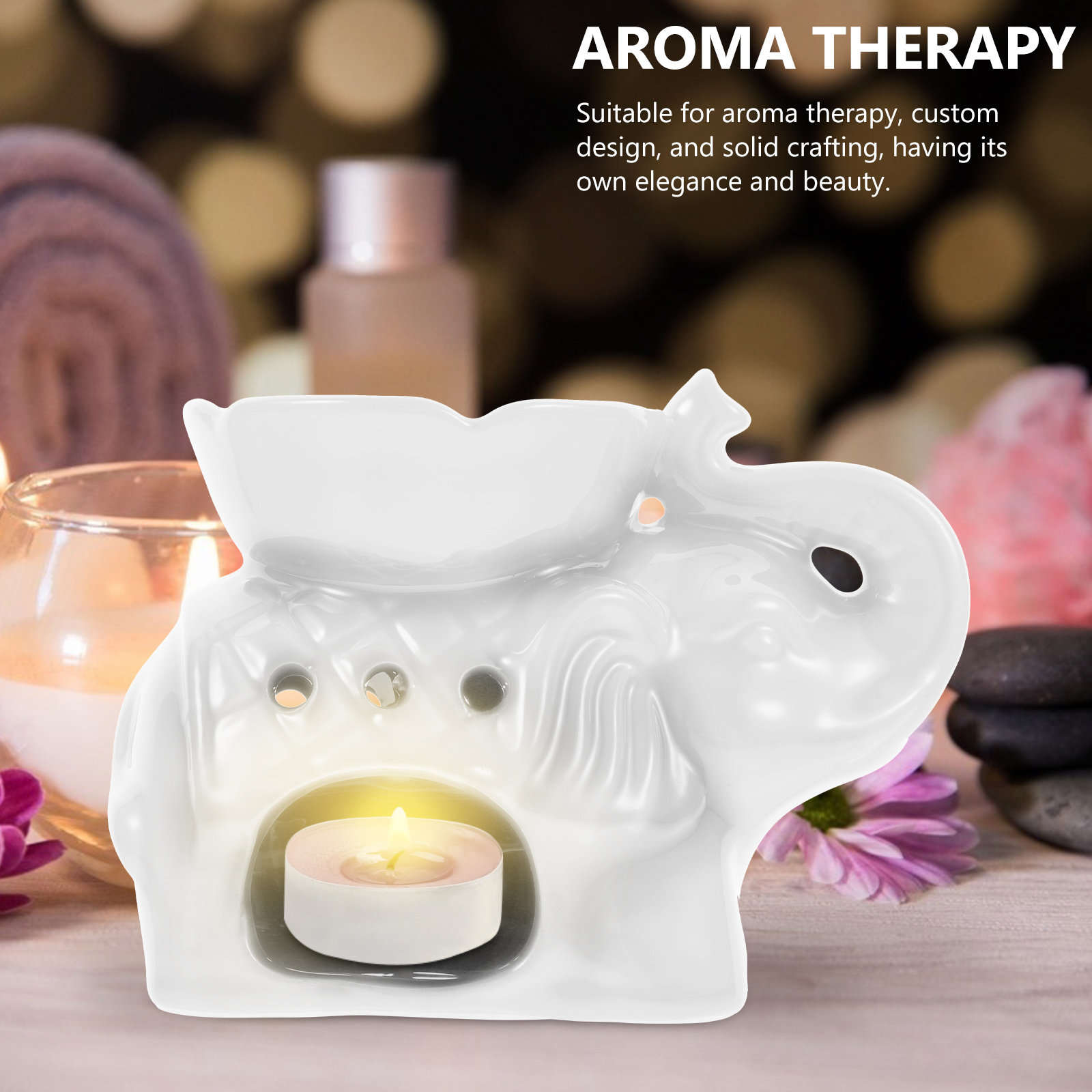 1 Stück Eleganter Keramik-Elef – Ceramic Oil Burner Bewertung und Preis
